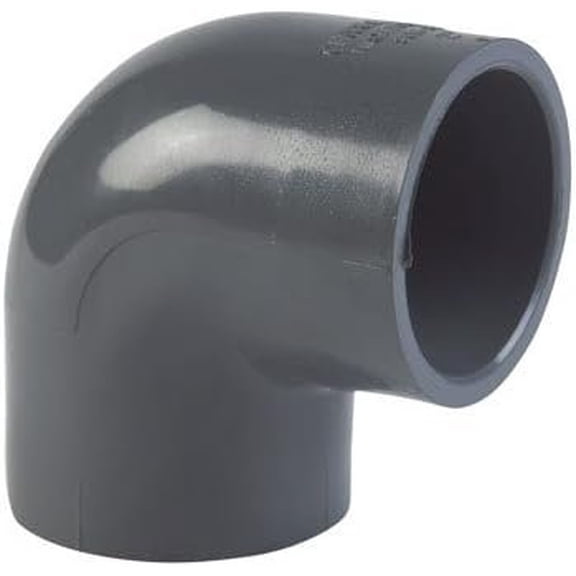 Charlotte Pipe Schedule 80 2 in. Slip x 2 in. Dia. Slip PVC Elbow