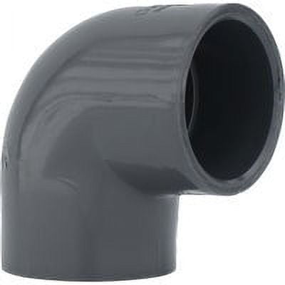 Charlotte Pipe Schedule 80 PVC 90-Degree Elbow, Slip x Slip, 4-Pack Contractor Restock