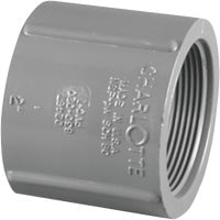Charlotte Pipe Schedule 80 PVC Coupling