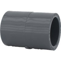 Charlotte Pipe Schedule 80 Pressure PVC Coupling - Pack of 6 Contractor Value Pack