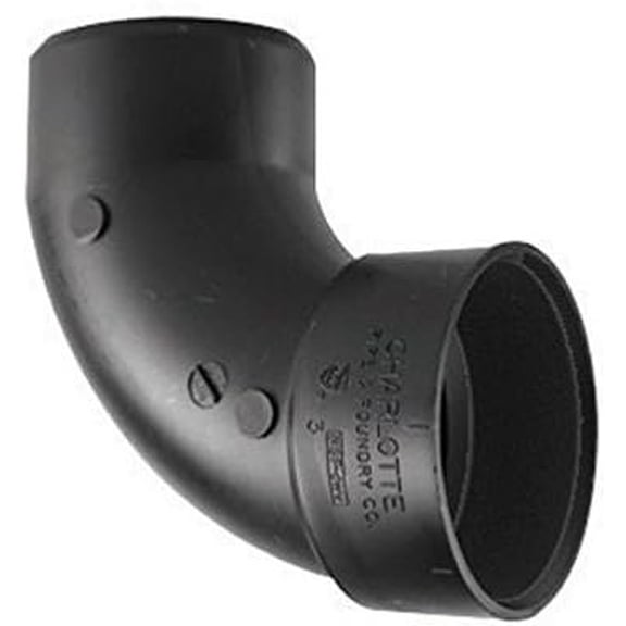 Charlotte Pipe Street Elbow Abs/Dwv 4" 90 Deg. 330 Psi