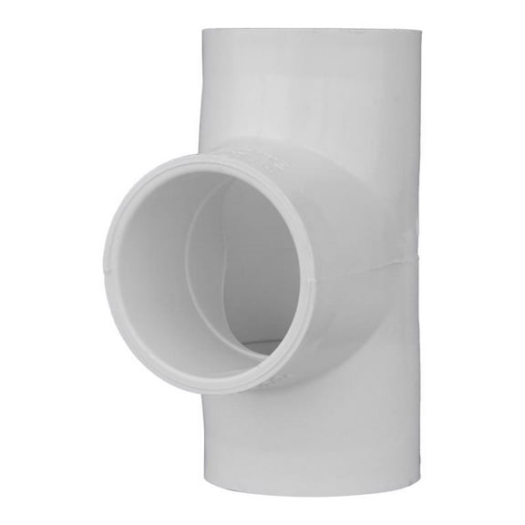 Charlotte Pipe Tee Sch 40 Pvc 1-1/2 " White "1-pack"