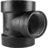 Charlotte Pipe Test ABS Cleanout Tee - Pack of 10