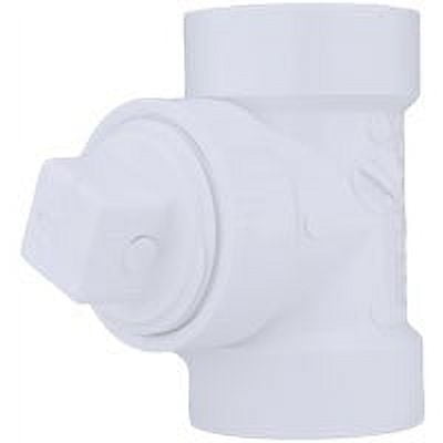Charlotte Pipe Test Tee with Hex Plug - Pack of 10