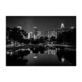 thumbnail image 1 of Charlotte Skyline & Marshall B&W - Charlotte North Carolina Photography Unframed Wall Art Print 24 x 36 inches, 1 of 10