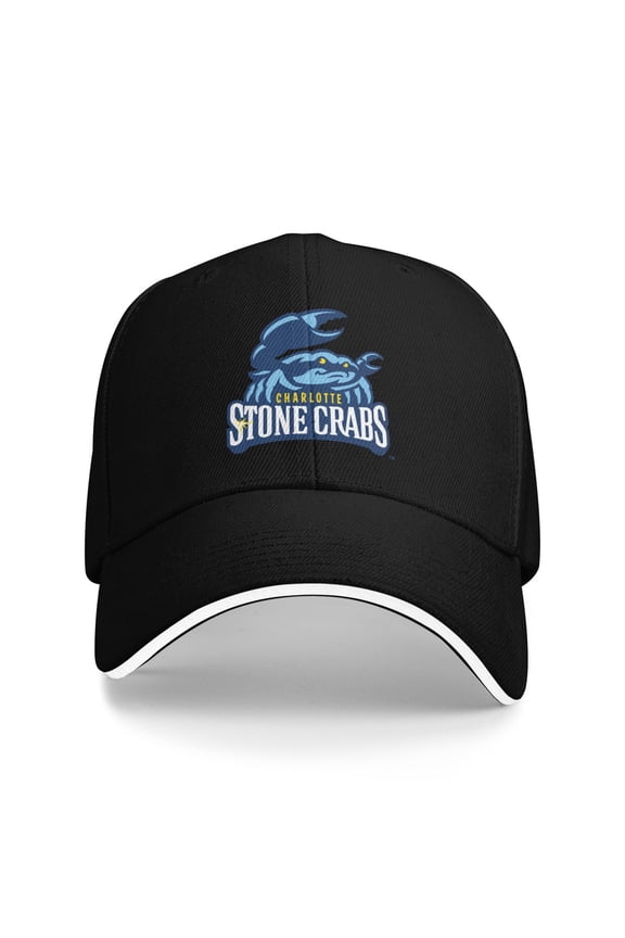 Charlotte Stone Crabs Unisex Baseball Caps Sandwich Caps Dad Hat Casual Hat