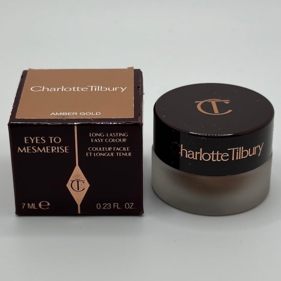 Charlotte Tilbury 279374 0.23 oz Eyes to Mesmerise Long Lasting Easy Color Eyeshadow, No.Amber Gold