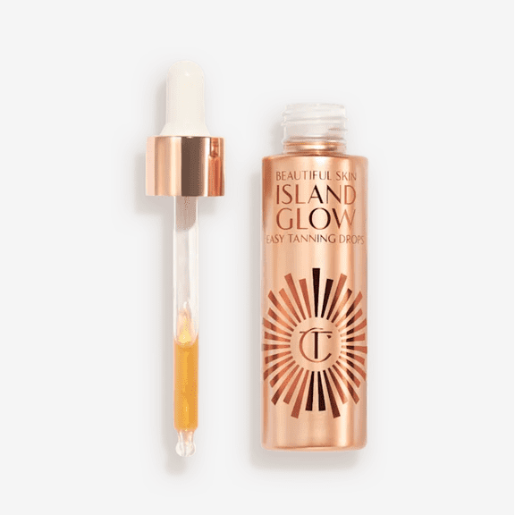 Charlotte Tilbury Beautiful Skin Island Glow Easy Tanning Drops 30ml- Tan-Deep