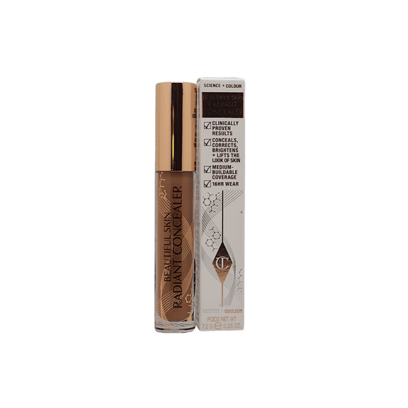 Charlotte Tilbury Beautiful Skin Radiant Concealer 0.25oz 15.5 Deep Fonce New
