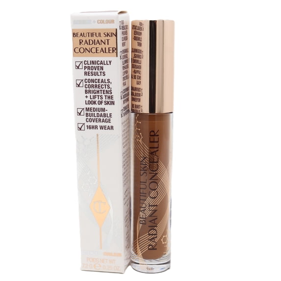 Charlotte Tilbury Beautiful Skin Radiant Concealer 0.25oz 16.5 Deep Fonce New