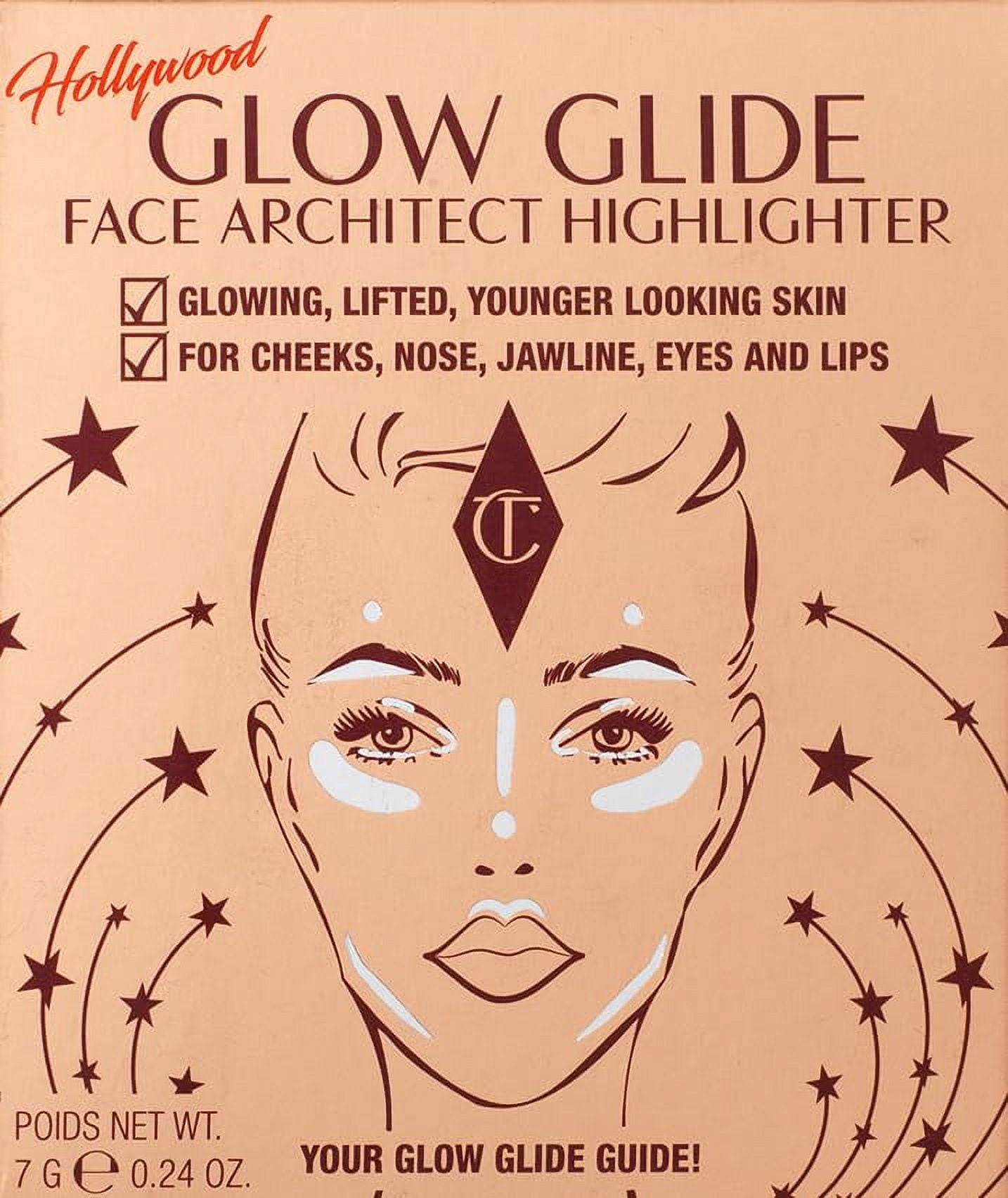 Charlotte Tilbury Glow Glide Face Architect Highlighter Pillow Talk