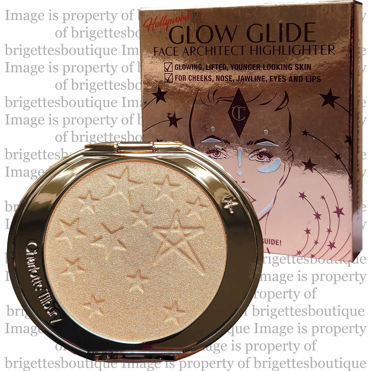 Charlotte Tilbury Hollywood Glow Glide Highlighter, Champagne Glow