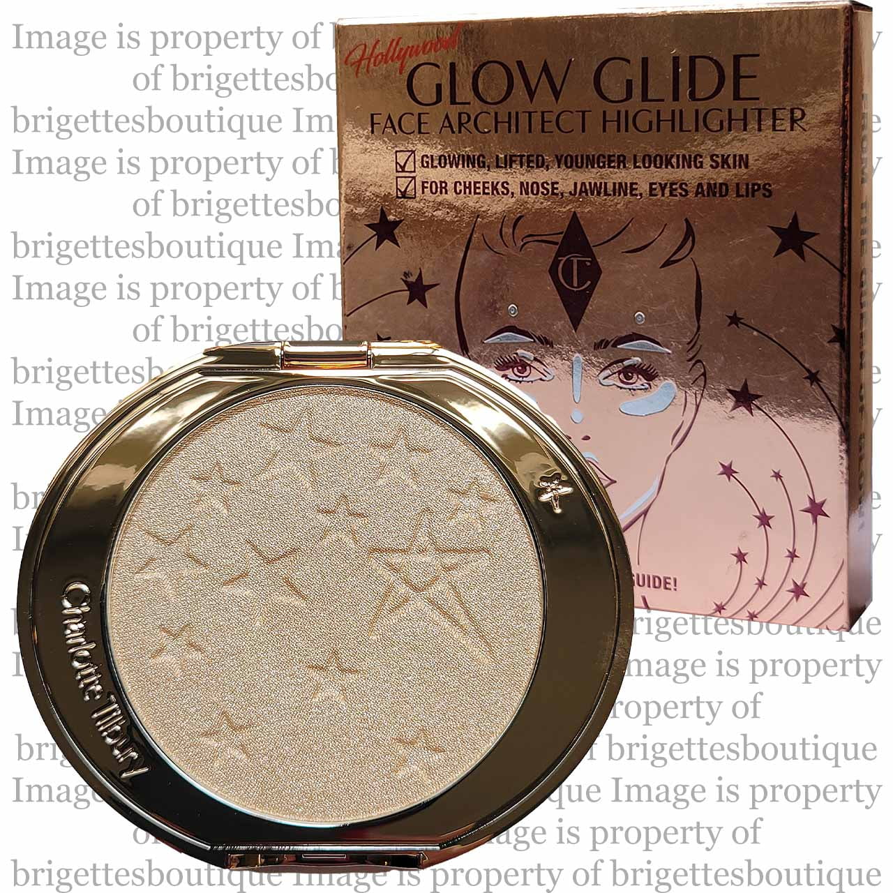 Charlotte Tilbury Hollywood Glow Glide Highlighter, Moonlit Glow