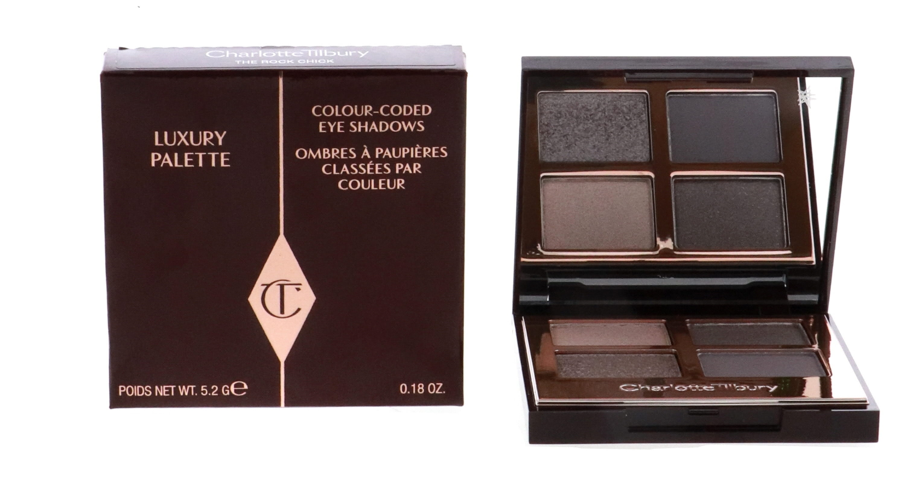 シャーロットティルブリー アイシャドウ ロックシックTHE ROCK CHICK Amazon.com: Charlotte Tilbury Luxury Palette Eyeshadows Quad