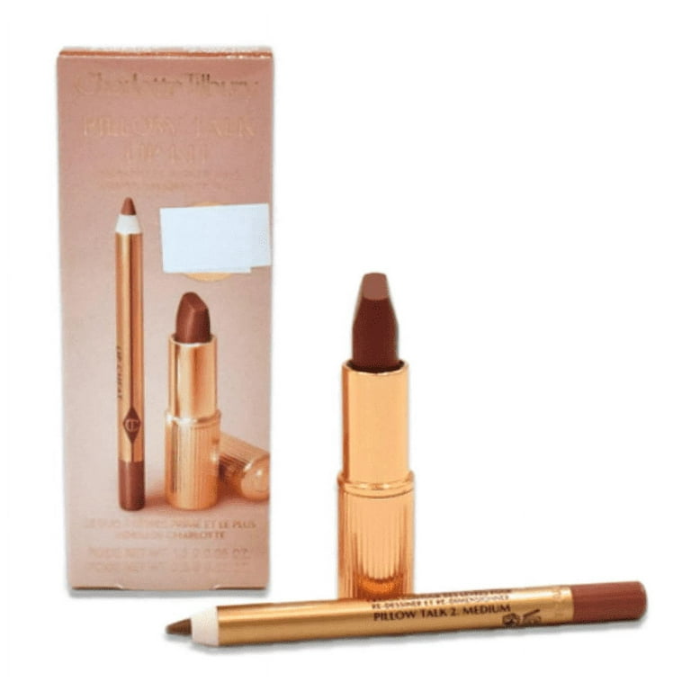 Charlotte Tilbury Mini Pillow Talk Duo Lip Kit Pillow Talk Medium