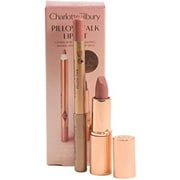 Charlotte Tilbury Pillow Talk Mini Matte Revolution Lipstick and Lip Cheat Lip Liner Mini Travel Size Duo Set