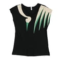 thumbnail image 1 of Charlotte Womens Crane Graphic T-Shirt, Black, X-Small, 1 of 1