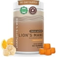 thumbnail image 1 of Charlotte's Web Focus Support Mushroom Gummies for Focus and Energy w/Lion’s Mane, Natural Cognitive Support Lions Mane Gummies for Adults — Tangerine Flavor (30 Servings), 1 of 9