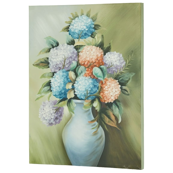 Charlottes Bouquet Factory Second Canvas Wall Art Multi Pastel