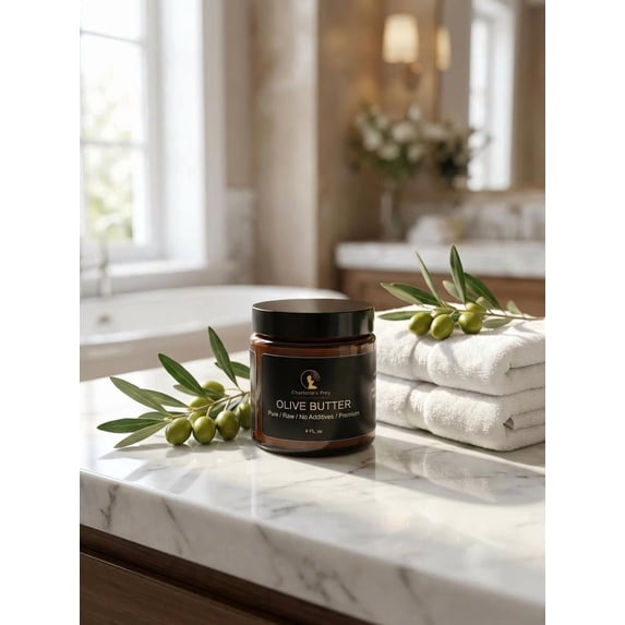 Charlottes Prey Olive Body Butter for Dry Skin, 4 oz