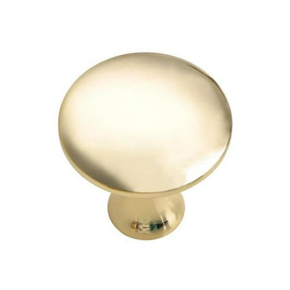Charlton Cabinet Knob Polished Gold 1-1/4 inch