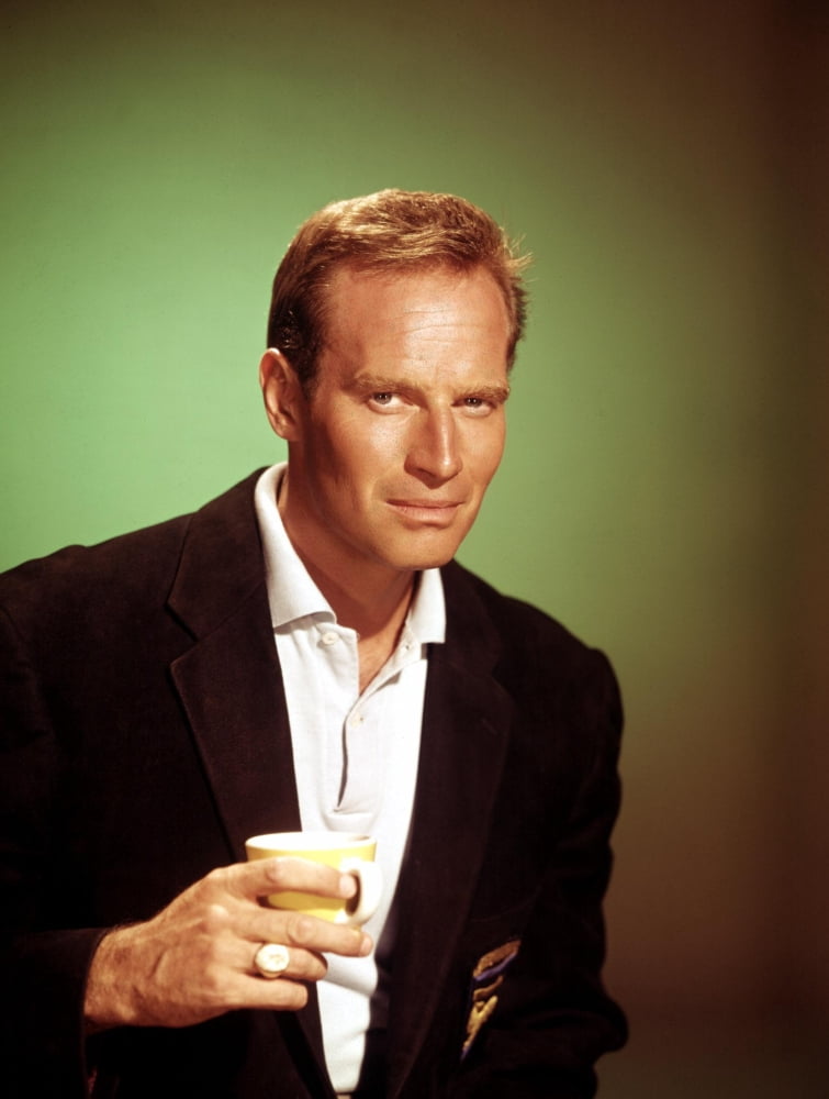 Charlton Heston 19 Canvas Art - (16 x 20)