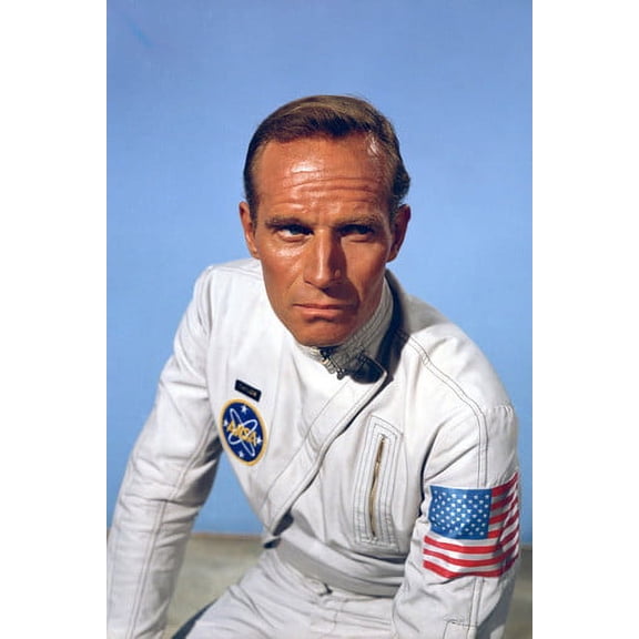 Charlton Heston 24x36 Poster in astronaut space suit as Taylor from Planet of the Apes