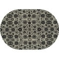 thumbnail image 1 of Art Carpet Maison Borderless Cream, Mushroom Brown, Beige 6'7" x 9'10" Oval Rug, 1 of 4