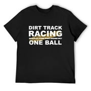 Charlylifestyle Dirt Track Racing Funny Race Gear Gear Sprint Car Short Sleeve T-shirt for Men and Women