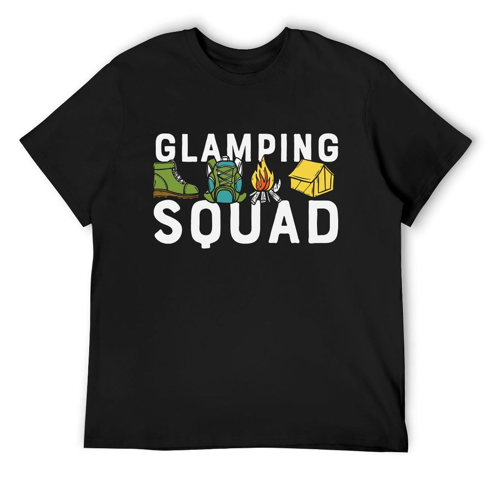 Charlylifestyle Funny Camping Gift Glamping Squad Short Sleeve Tshirt
