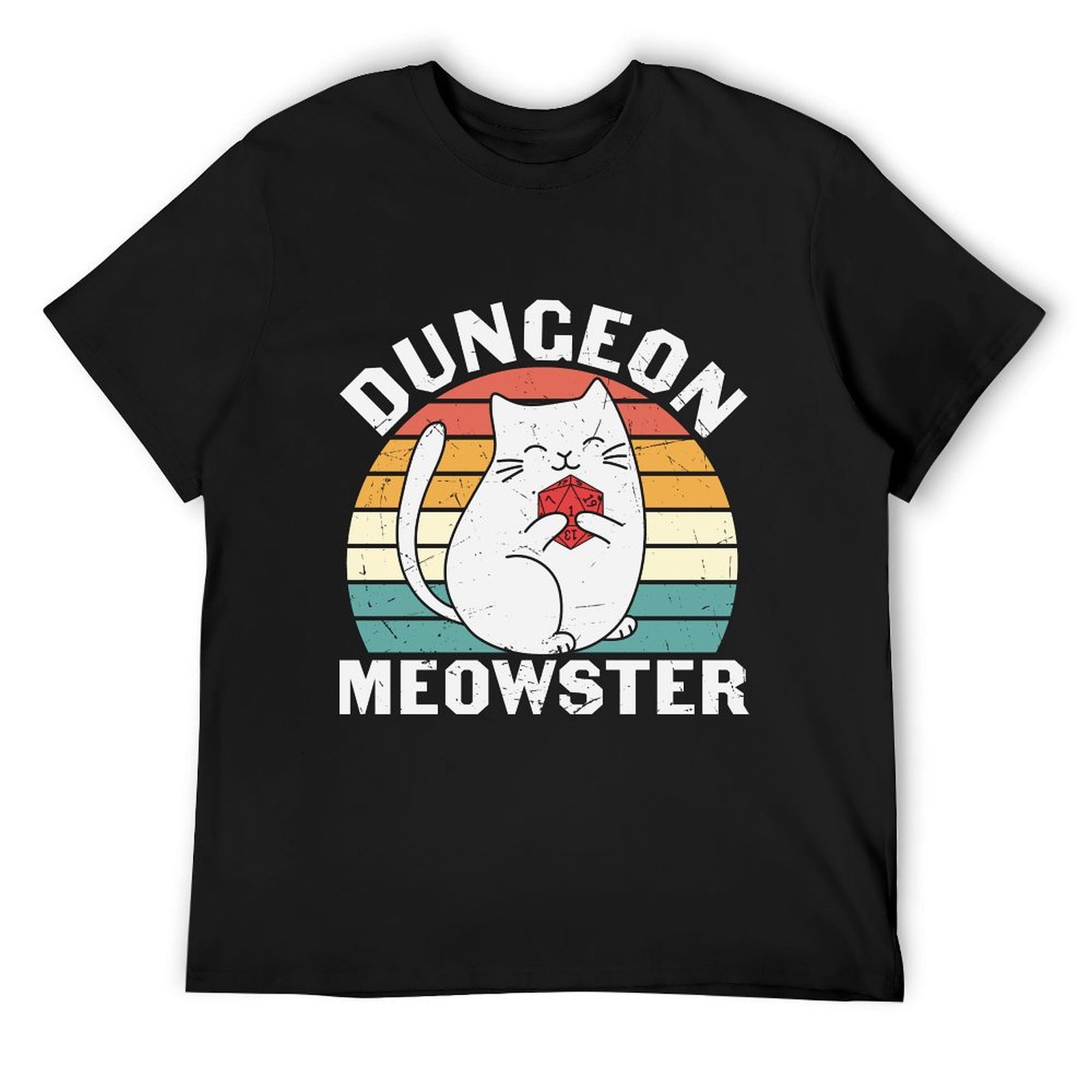 Charlylifestyle Funny Cat Dungeon Meowster Cute Pet Gift Short Sleeve T charlylifestyle-funny-cat-dungeon-meowster-cute-pet-gift-short-sleeve-t
