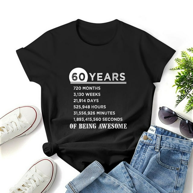 Charlylifestyle Unisex 60Th Birthday 60 Years Old Anniversary Gifts ...