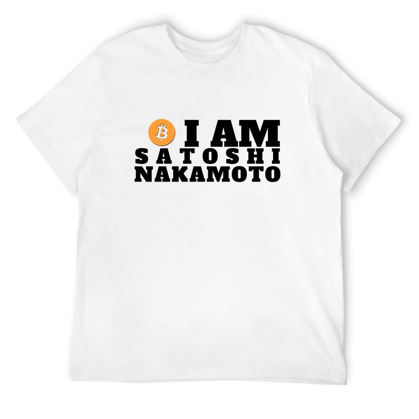 Charlylifestyle Unisex Casual I Am Satoshi Nakamoto Short Sleeve T Shirt -  Walmart.com