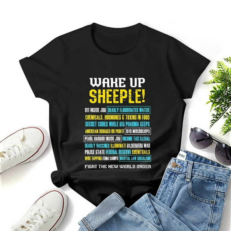Wake Up Sheeple Shirt - Conspiracy Theorist Shirt Wake Up Sheeple Shirt - Conspiracy Theorist Shirt