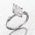 thumbnail image 1 of Charm 925 Silver,Gold Plated Ring Cubic Zircon Women Wedding Gift Sz 6-10, 1 of 2