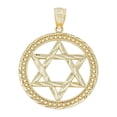 thumbnail image 1 of Charm America - Gold Diamond-Cut Star of David Charm - 10 Karat Solid Gold, 1 of 2