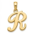 thumbnail image 1 of Charm America - Gold Initial Letter "R" Charm - 14 Karat Solid Gold, 1 of 4