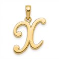 thumbnail image 1 of Charm America - Gold Initial Letter "X" Charm - 14 Karat Solid Gold, 1 of 4