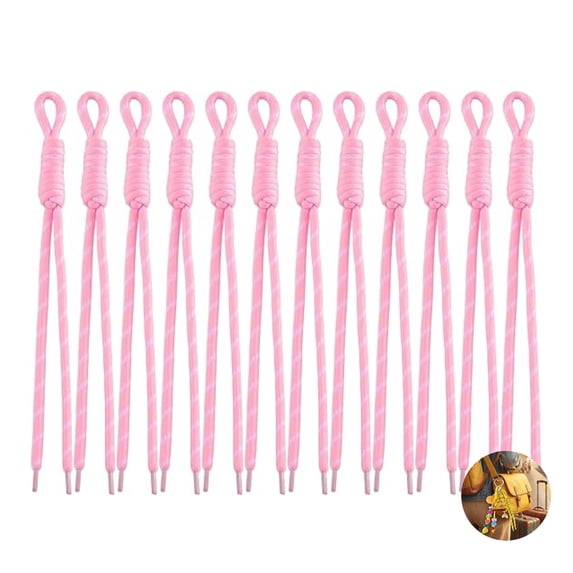 Charm Bag Keychain Accessories Pack of 12 Pink Fashionable Backpack Decoration QZS Purse Decoration for Indoor and Outdoor