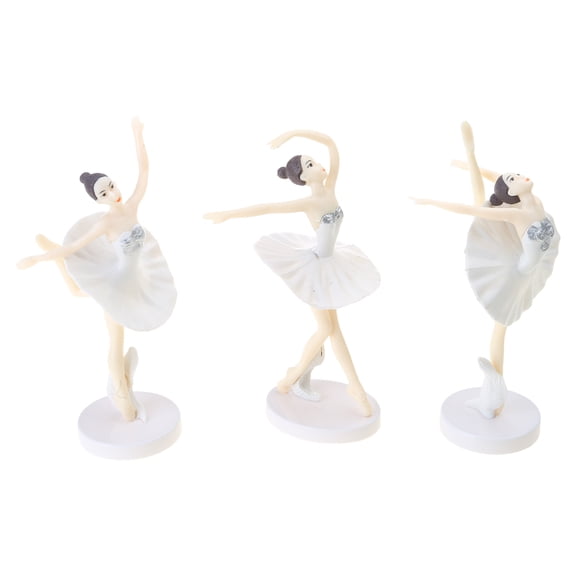 Charm Ballerinas Cake Decoration Set Perfect for Ballet Party Favor Supplies Ballet Girl Figure Cake Decoration