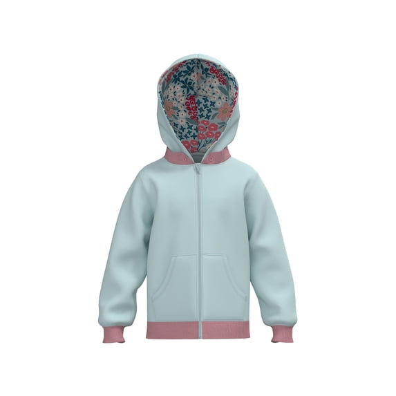 Charm Blue - Girls Hoodie