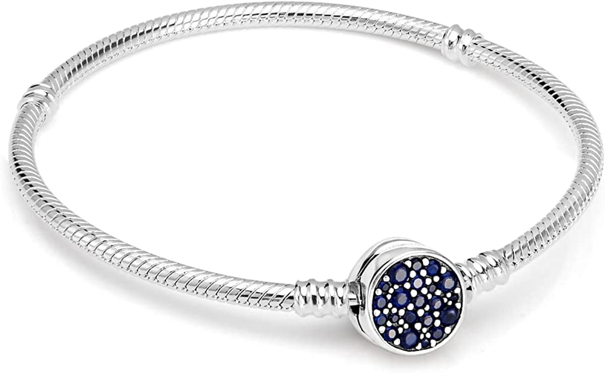 Charm Bracelet For Woman 925 Sterling Silver Basic heart clasp Iconic Charm Bracelet For Woman 925 Sterling Silver Basic heart clasp Iconic