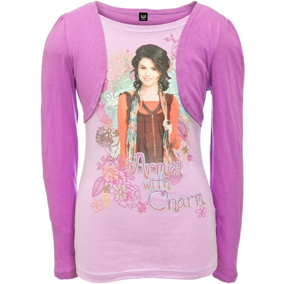 Charm Girls Youth 2fer Long Sleeve T-Shirt