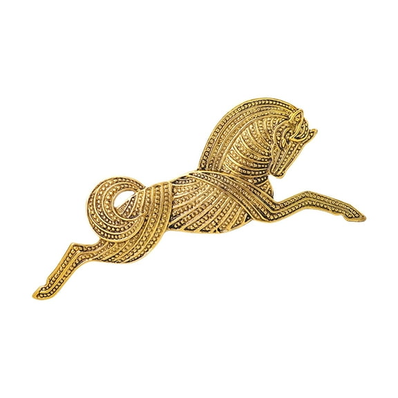 Charm Horse Brooch Unisex Vintage Designs Fashionable Statement Pieces