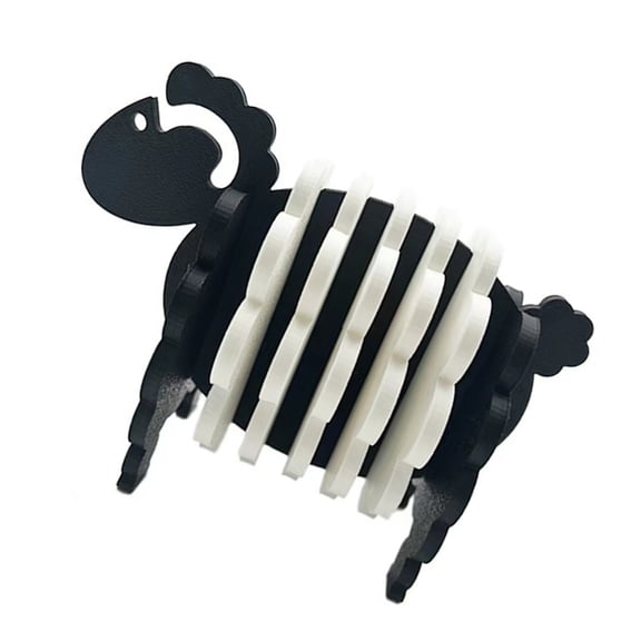 Charm Miniature Sheep Design Coasters Perfect for Present and Daily Use