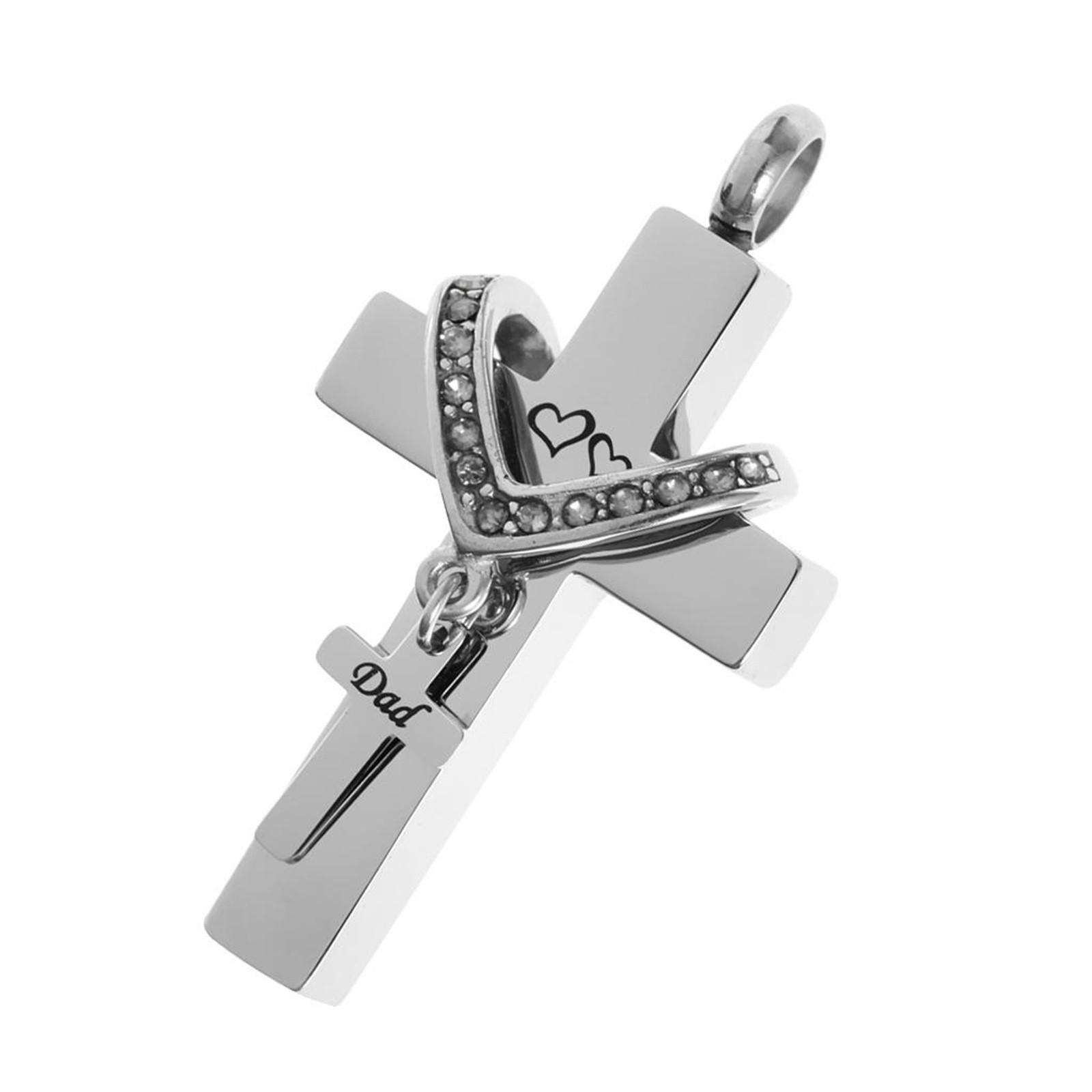 Charm Necklace For Women Memorial Pendant Necklace Stainless Steel