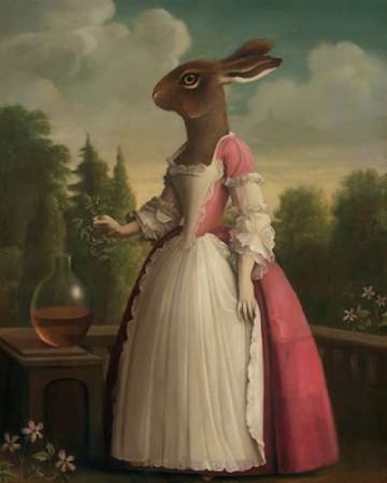 Charm No 2 a????? Attar of Knotgrass Canvas Art - Stephen Mackey (24 x 30)
