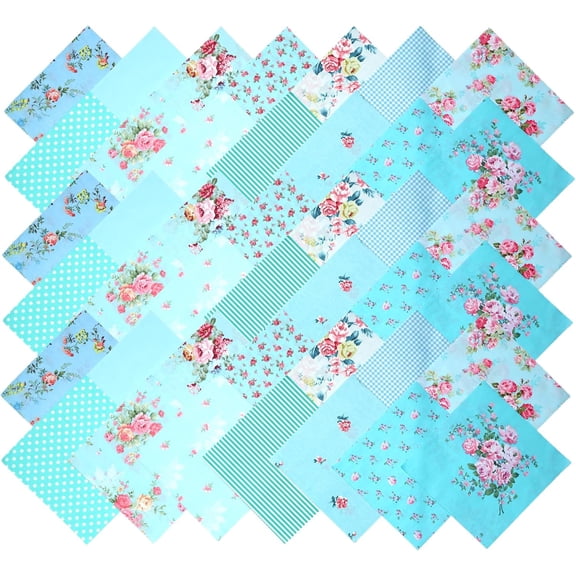Charm Packs for Quilting 5 inch - 42 5" Charm Squares - Soft Cotton Fabric Quilt Squares 5x5 for Quilting, Sewing, Patchwork, Bags, and Crafts