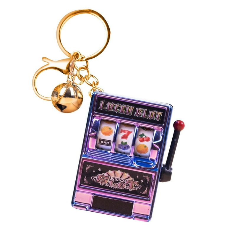 Charm Portable Mini Slot Machine Keychain That Brings To Your Pocket Walmart