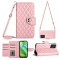 thumbnail image 1 of Charm Style for Moto G Power 2023 Case RFID Blocking Wallet Card Holder Leather PU Flip Cover Lanyard Crossbody Strap Women Girl Magnetic Clasp Kickstand for Motorola Moto G Power 2023, Pink, 1 of 8